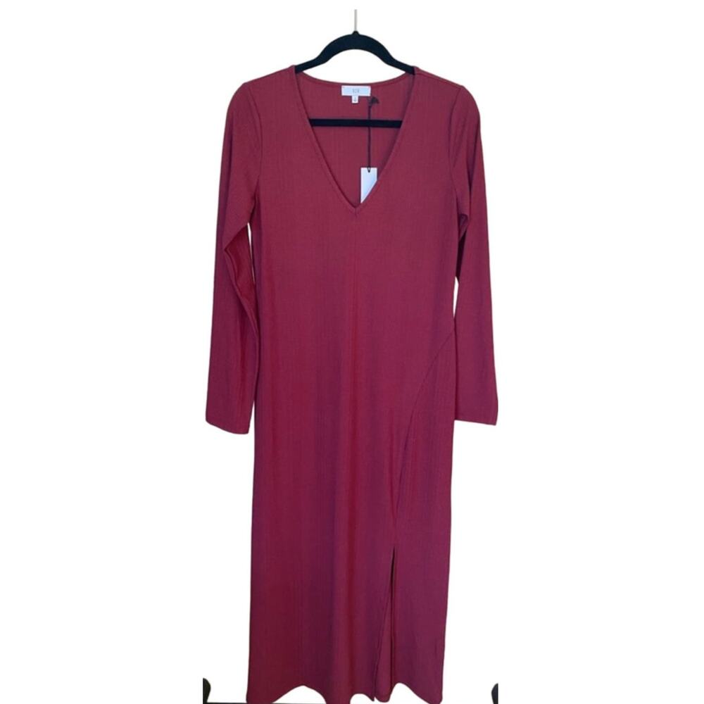 NSR | Ribbed Midi Dress